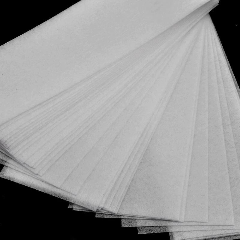 100 pièces épilation non tissé corps tissu cheveux enlever cire rouleaux de papier haute qualité épi