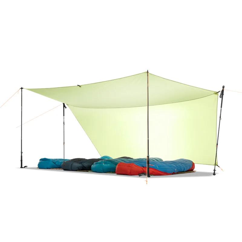 FLAME'S CREED 15D – tente de Camping en Nylon et Silicone, bâche de protection contre la pluie, les