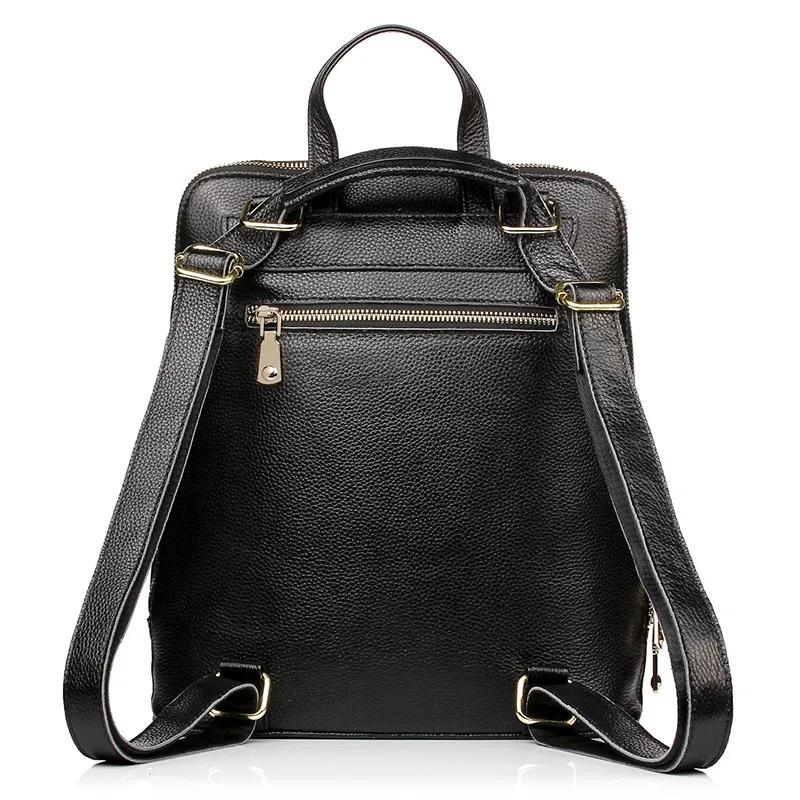 Sac à dos Zency en cuir de crocodile pour femme, 100 % véritable, sac de voyage, de travail ou d'éco