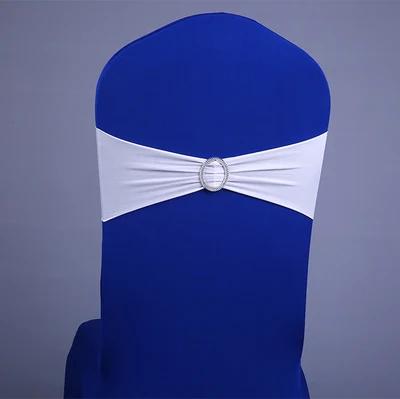 Ceinture élastique pour chaise, ceinture élastique au design fleur ronde