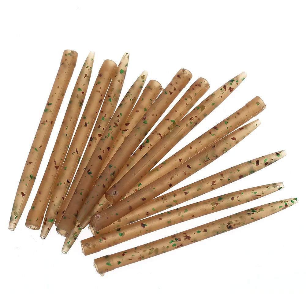 Lixada 30 pcs/lot 54mm Anti enchevêtrement manchons en caoutchouc connecter avec crochet de pêche ca