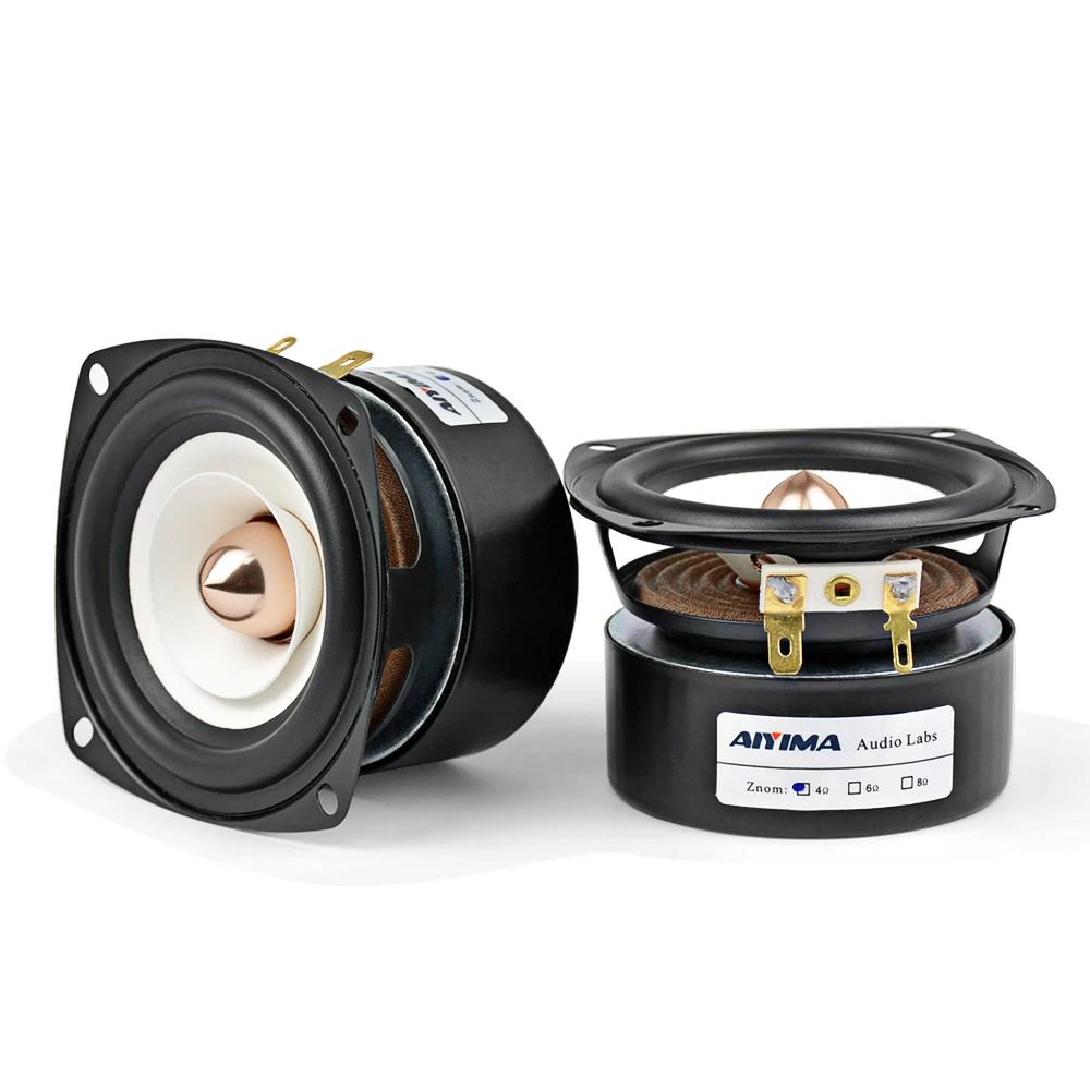 AIYIMA 2 pièces, haut-parleurs pleine gamme de 3 pouces, 4 8 ohms, 15 W, haut-parleur de basse et de