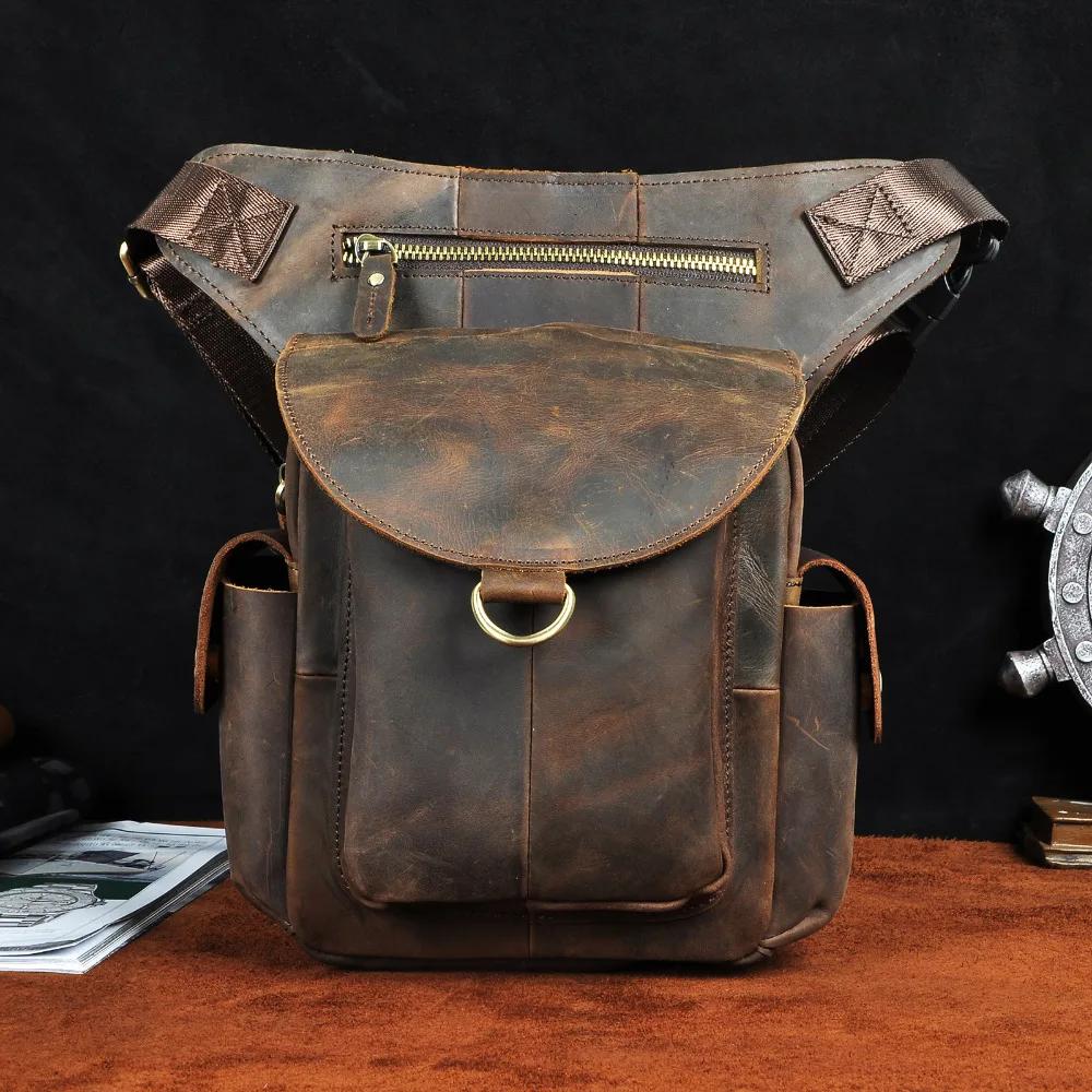 Sac Mochila en cuir pour hommes, Design de qualité, sacoche multifonction, organisateur de mode, ban