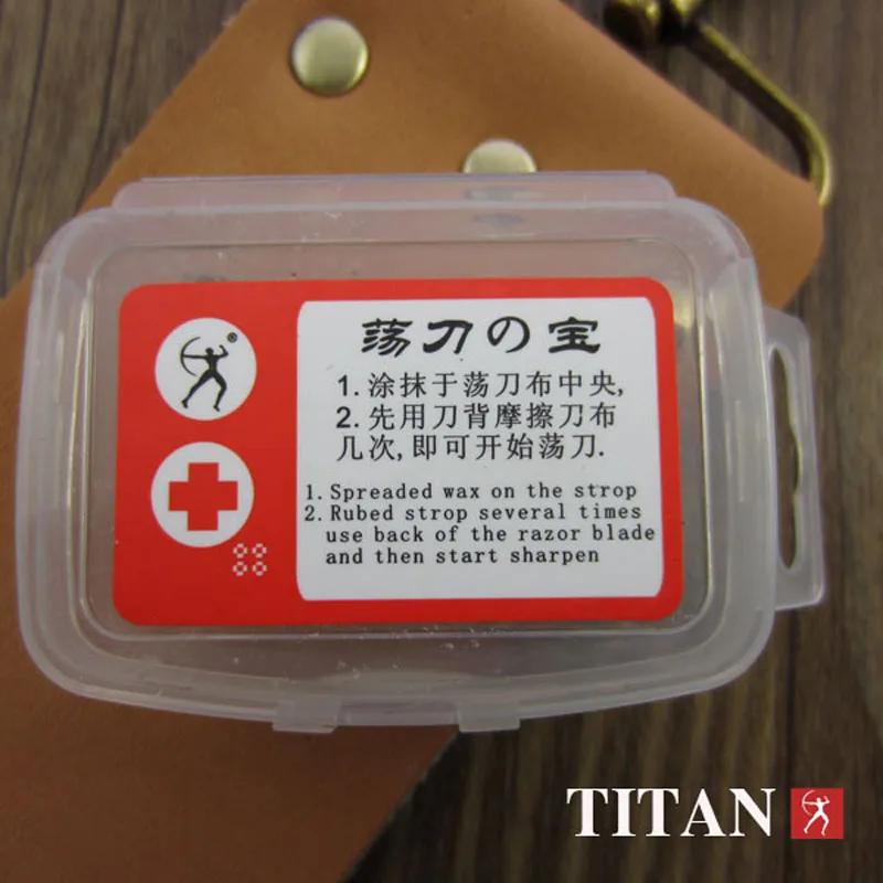 Titan – rasoir droit pour barbier, pour barbe, couteau de rasage pour hommes, sécurité