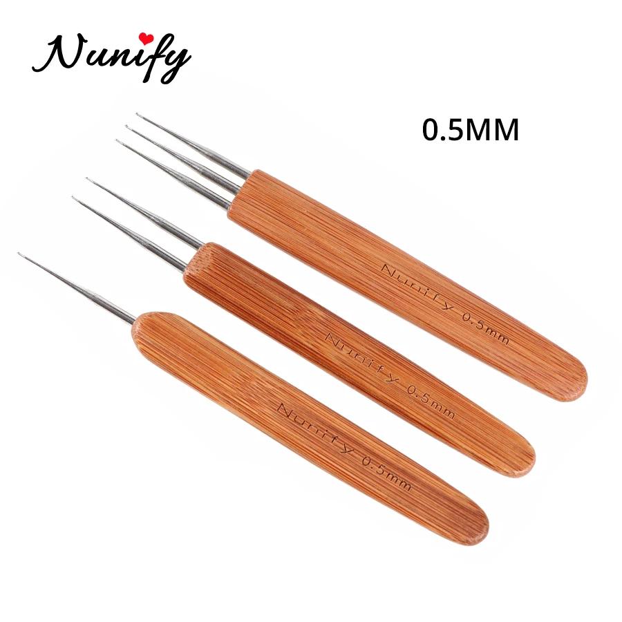 0.5Mm 0.75Mm Dreadlock aiguille Crochet pour redoute cheveux Dreadlocks accessoires crochet aiguille
