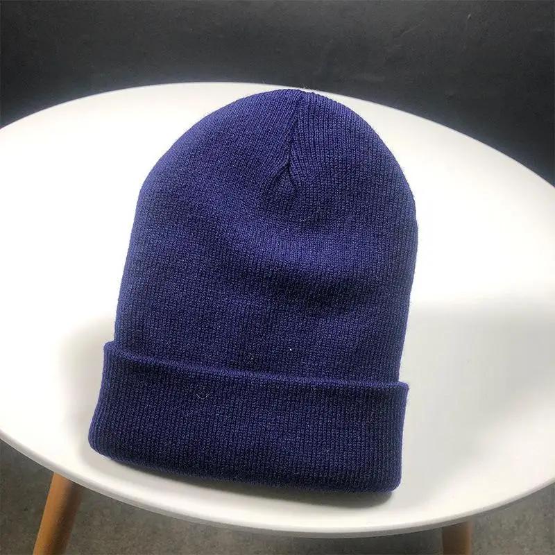 COKK – Bonnet chaud tricoté pour femme et homme, joli et solide, collection automne-hiver casquette