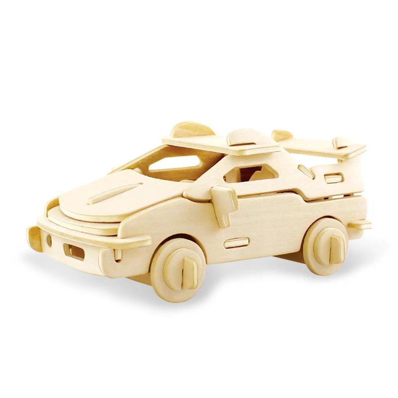 3D bricolage bois Puzzle jouet série militaire réservoir véhicule modèle ensemble créatif assemblé é