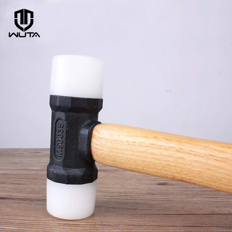 WUTA-Marteau de maillet à tête en nylon pour artisanat du cuir, outil de poinçonnage du cuir fait à