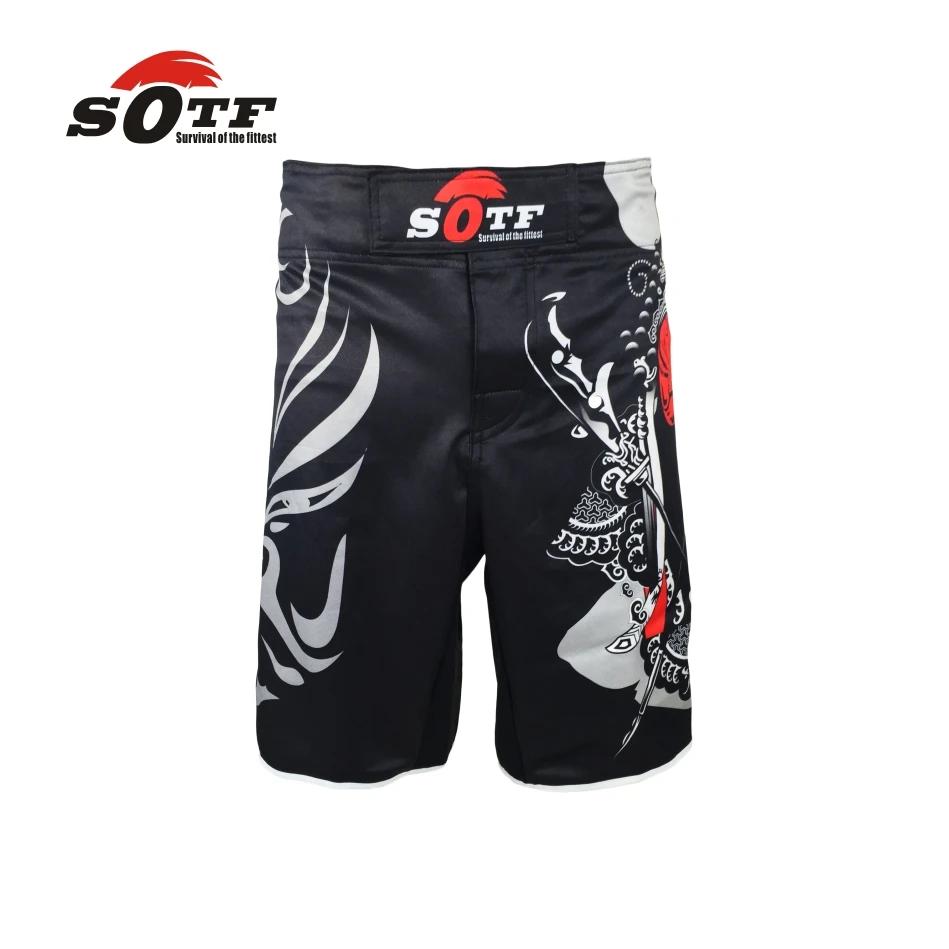 SOTF mma shorts boxe muay thai maillot de boxe tigre muay thai kickboxing vêtements de combat guan y