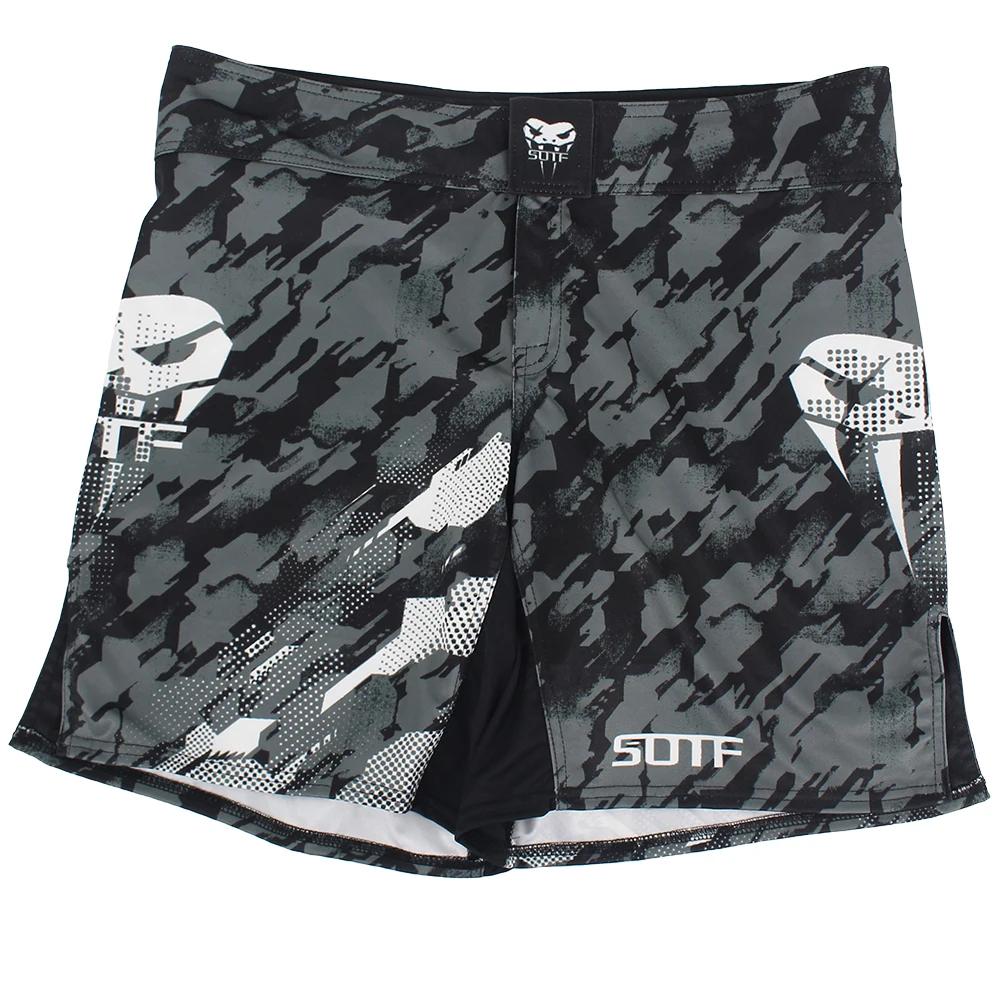 SOTF mma adultes serpent vénitien Camouflage hommes femmes short de boxe géométrique tigre Muay Thai