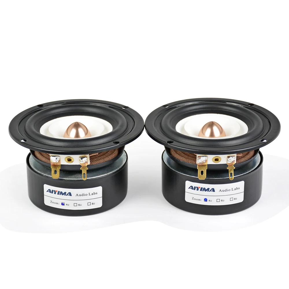 AIYIMA 2 pièces, haut-parleurs pleine gamme de 3 pouces, 4 8 ohms, 15 W, haut-parleur de basse et de