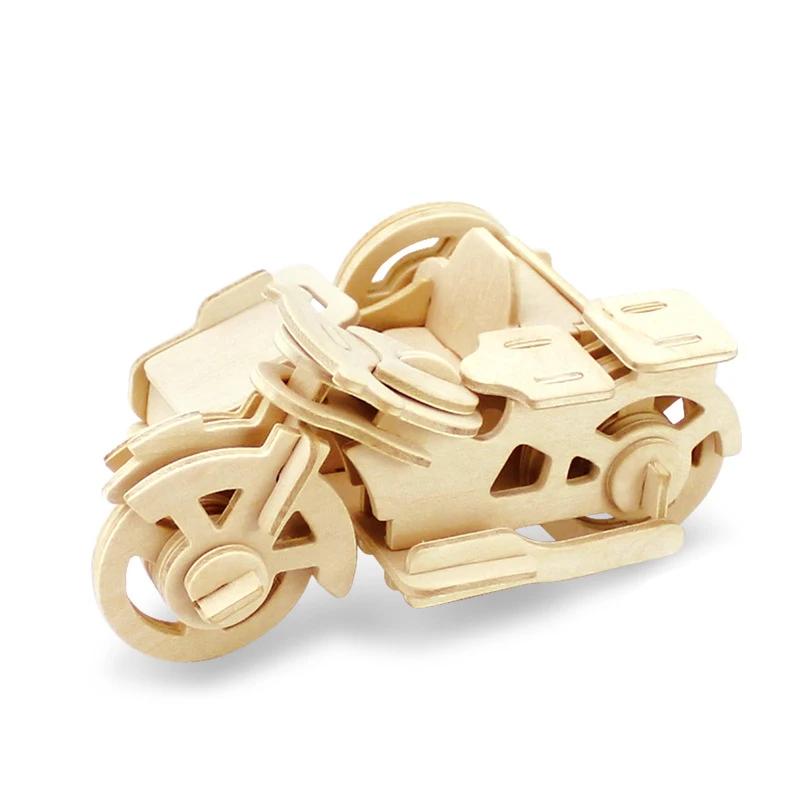 3D bricolage bois Puzzle jouet série militaire réservoir véhicule modèle ensemble créatif assemblé é