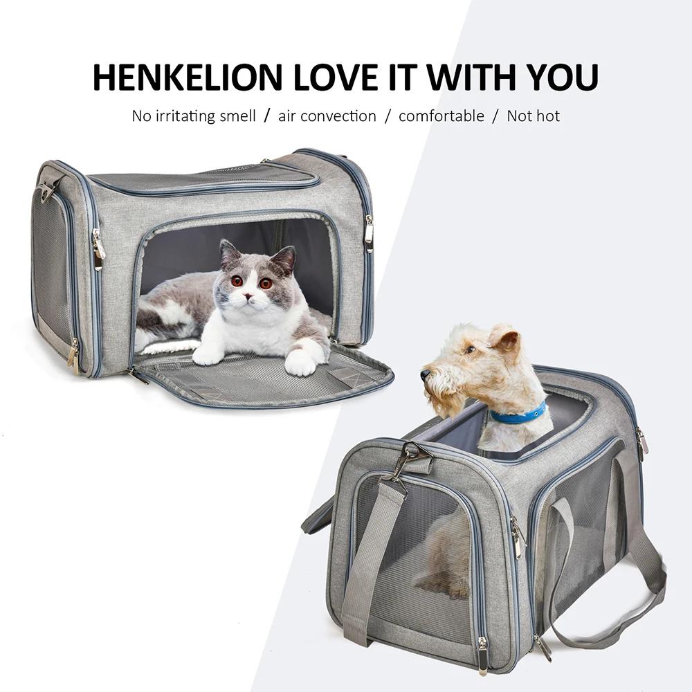 Sac de Transport pour chiens, sac à dos latéral souple, porte-animaux de compagnie, sacs de voyage p
