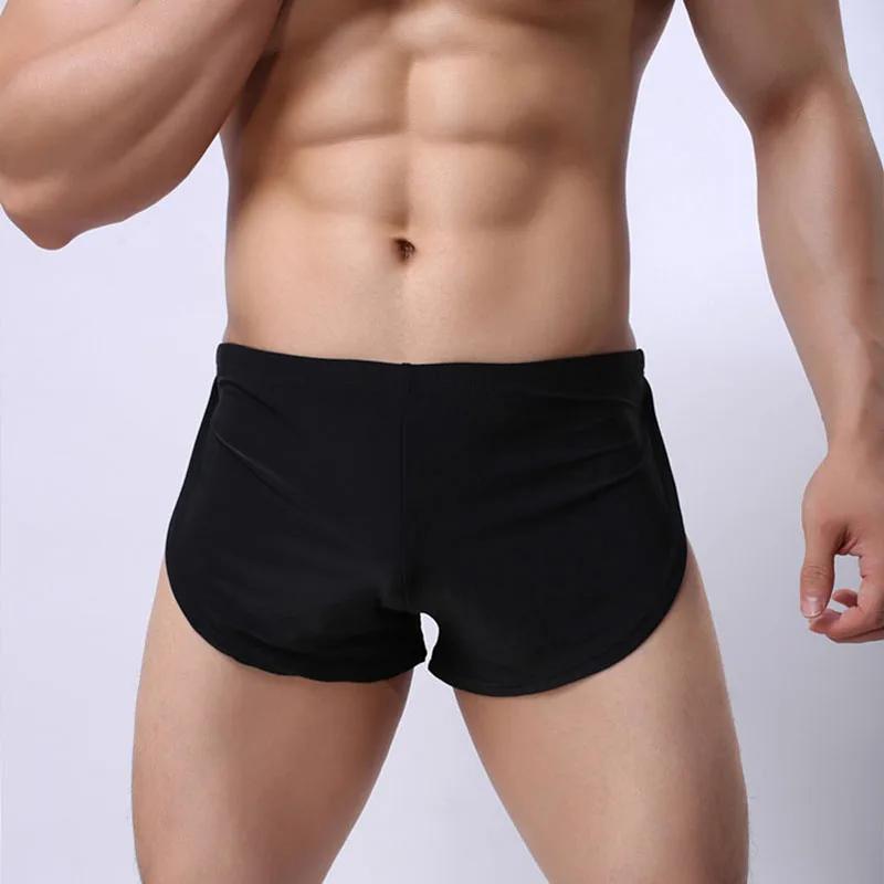 Hommes Shorts gymnases Sport Fitness Shorts élastique ample Sport course sous-vêtements courts Jogge