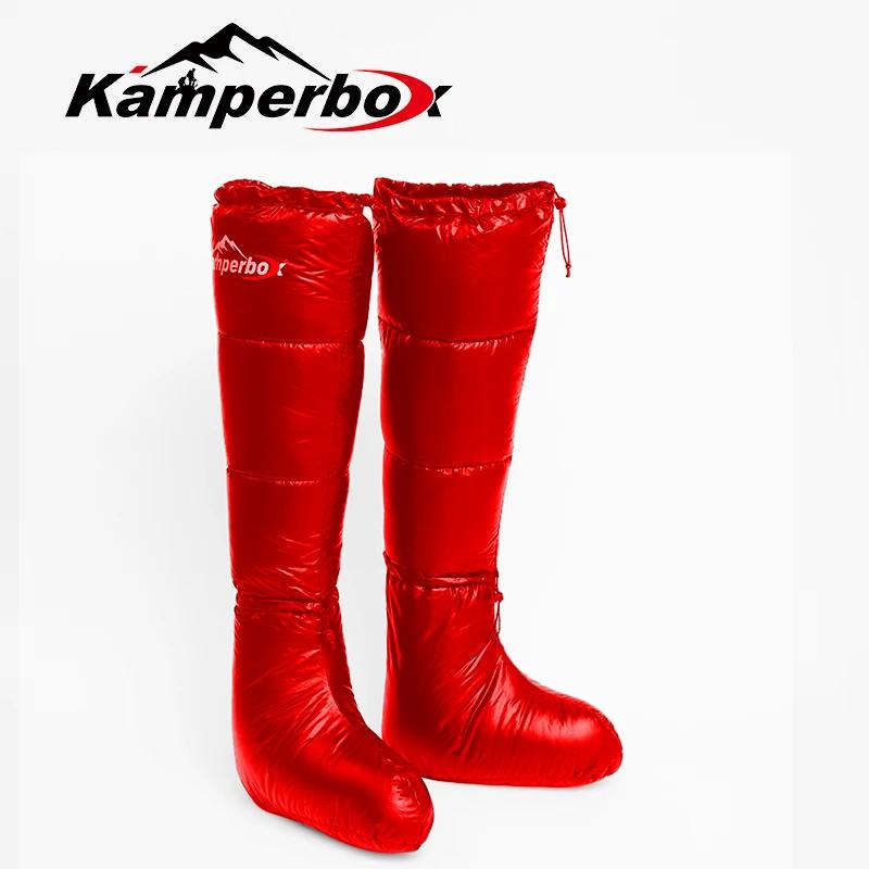 Sac de couchage en duvet pour Camping, chaussettes, bottines, sac de couchage