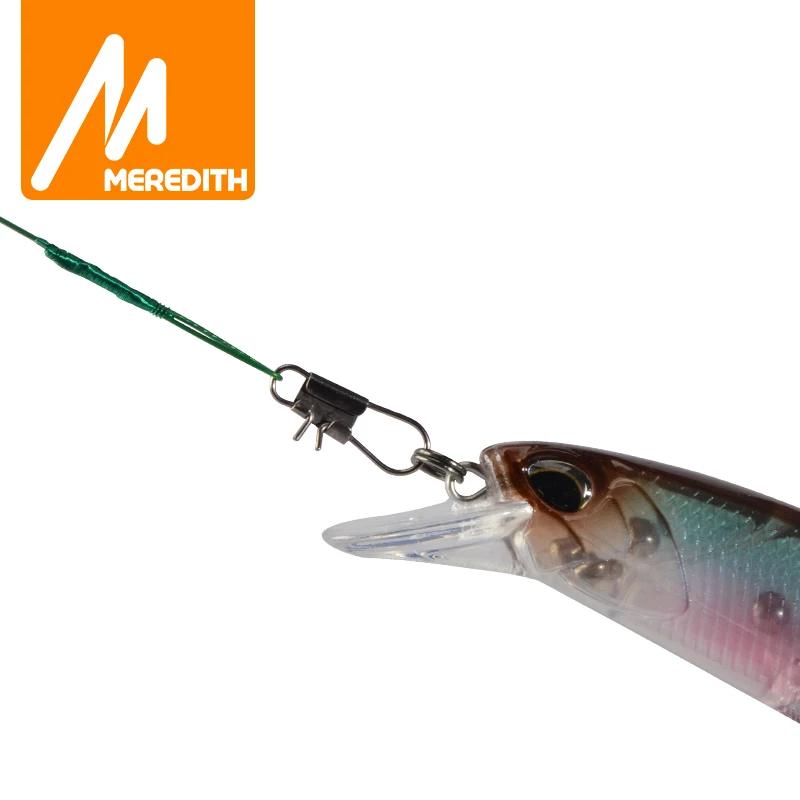 MEREDITH ligne de pêche en acier Anti-morsure 15 cm-30 cm fil d'acier Leader avec accessoire de pêch