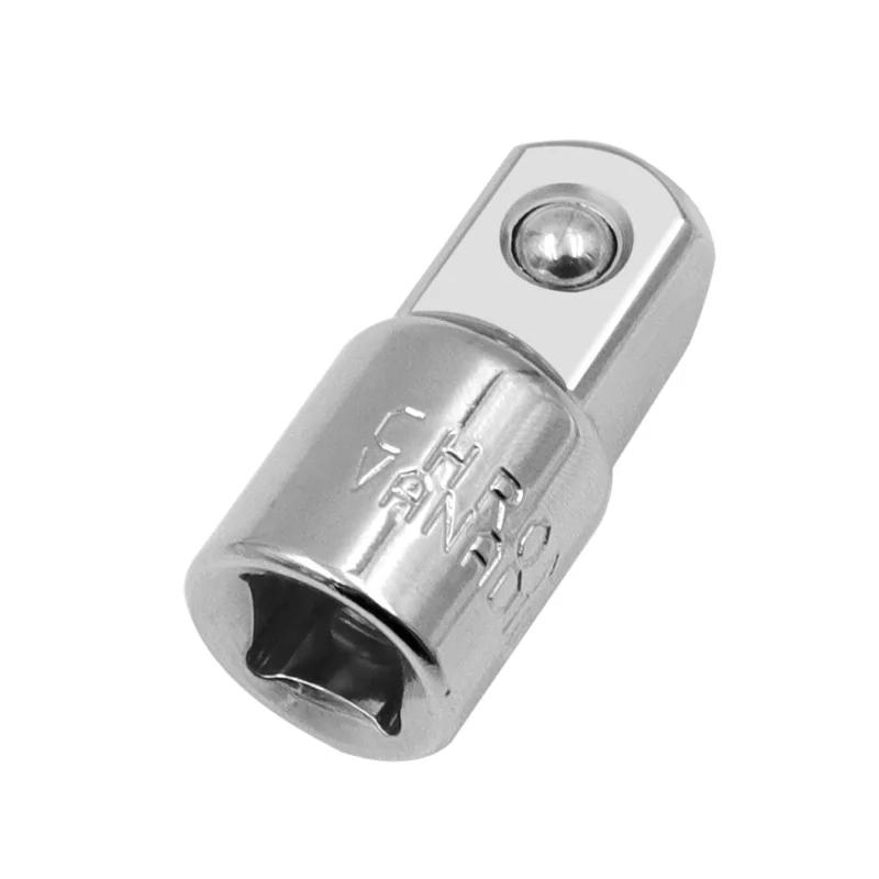 Adaptateur de douille de clé à cliquet en acier inoxydable, pour conversion de 1/2 " vers 3/8 ", 3/8