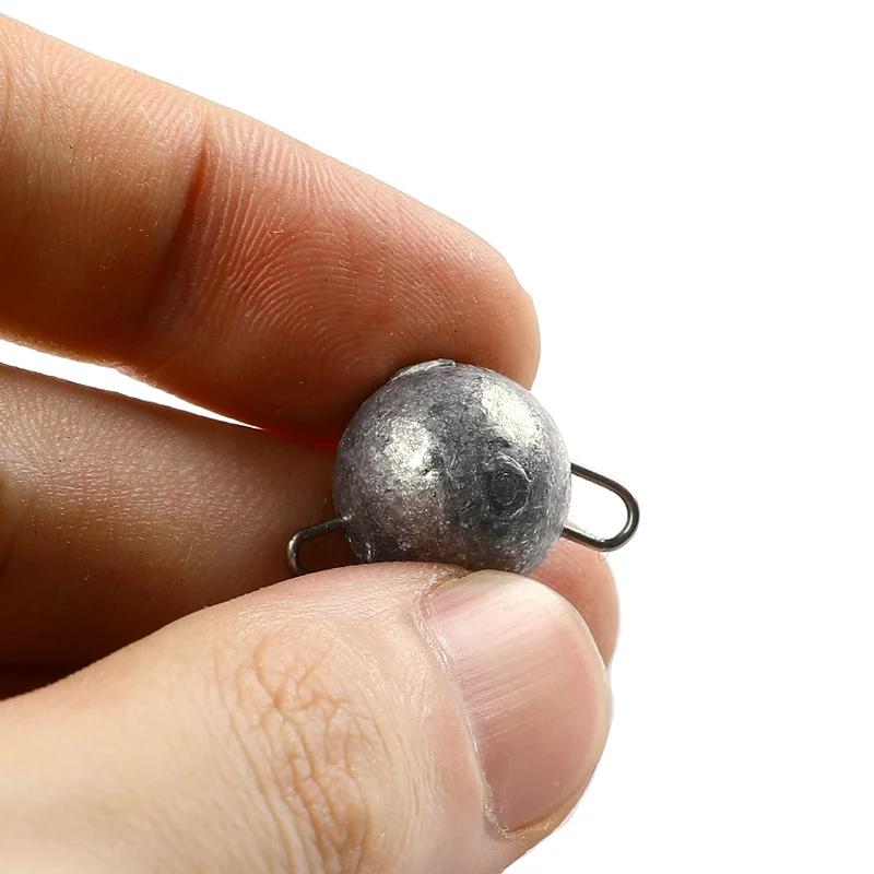 Supercontinent Cheburashka plombs tête de gabarit de pêche poids de balle groupe de leurre souple 2g