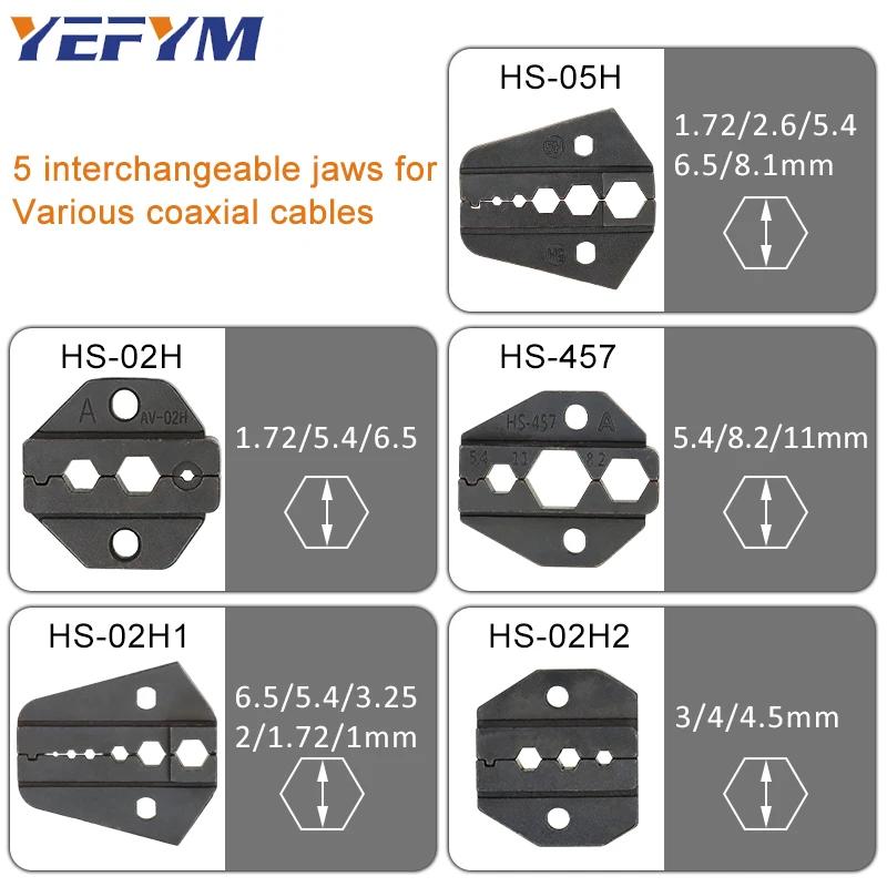 Câble Coaxial SMA/BNC RG58, 59, 62, 174,8, 11, 188, 233 pince à sertir HS-05H/02H/02H1/02H2 outils d