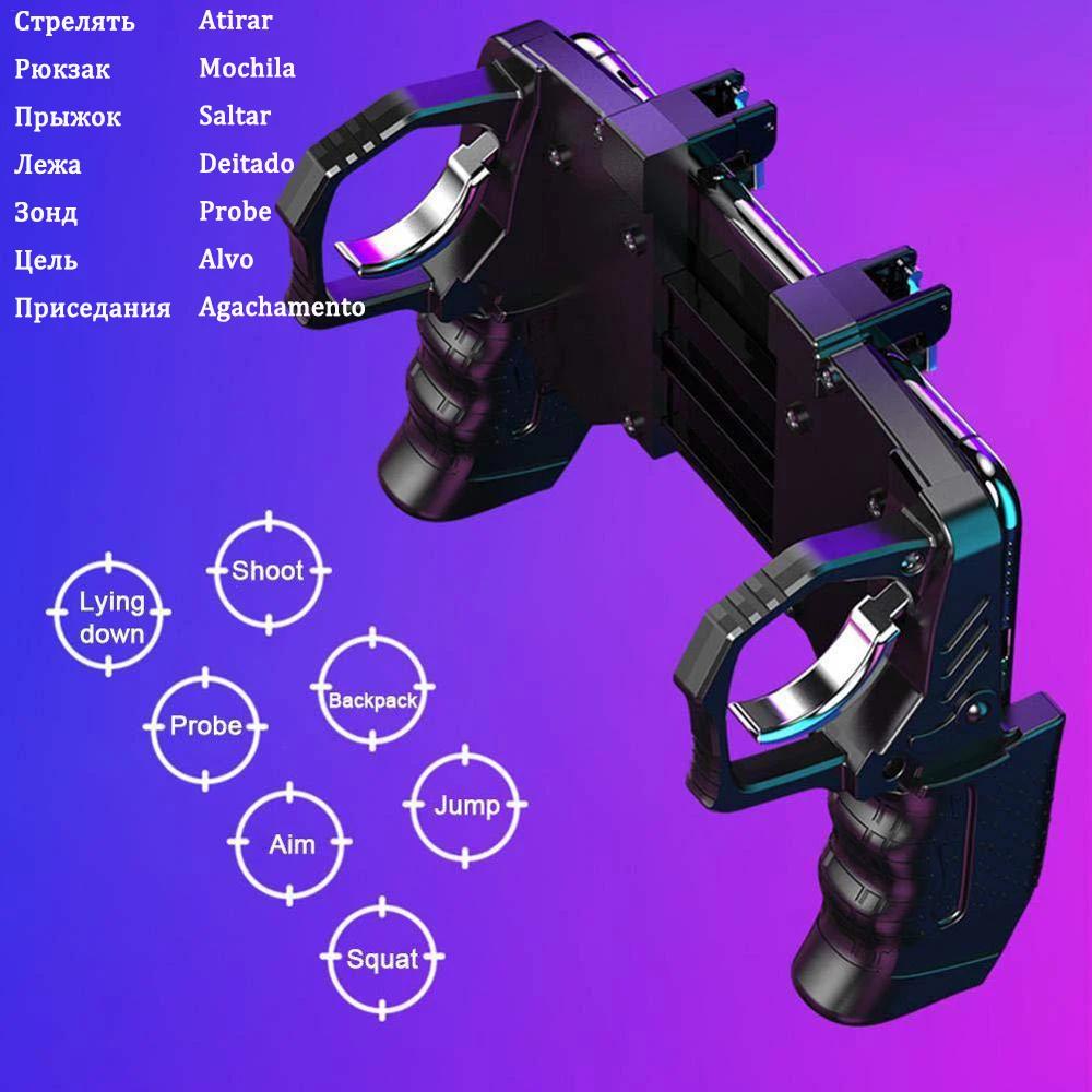 PUBG contrôleur contrôle pour téléphone manette de jeu Joystick Android iPhone déclencheur gratuit f