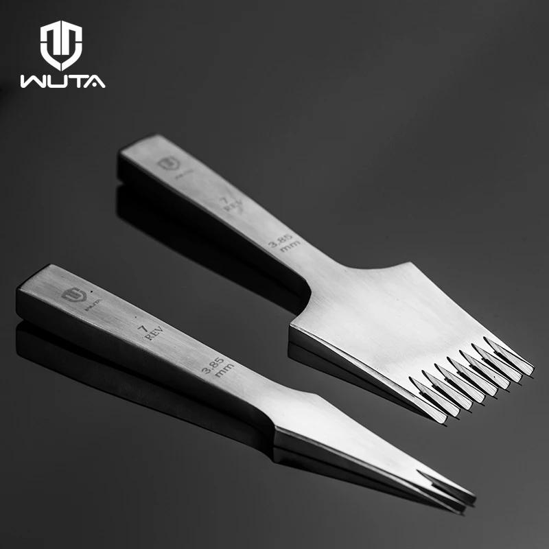 WUTA-Ciseau à cuir pointu de haute qualité, fer à piquer de style français, outil de poinçonnage du