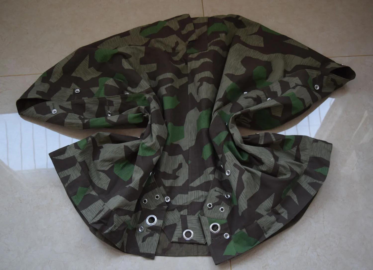 Reconstitution allemand CamSolomon Splinter Tent Grill Poncho