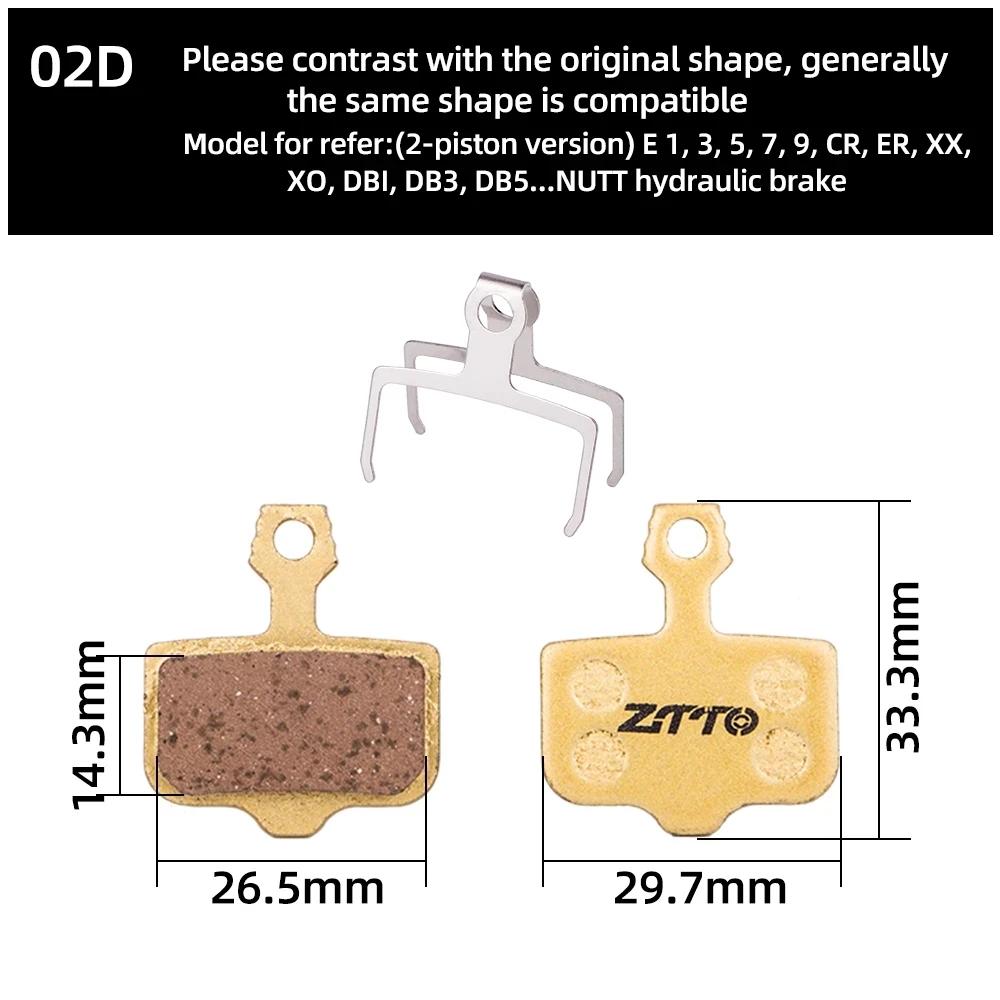 4 paires de plaquettes de frein à disque de vélo en résine/céramique/métal pour Avid Elixir R/CR/CR-