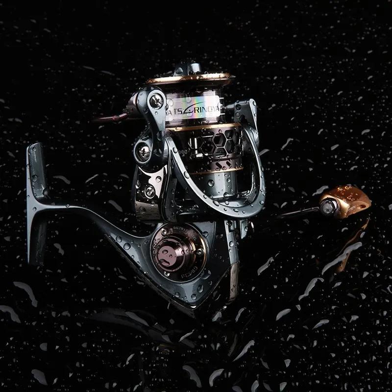 TSURINOYA-Moulinet de pêche à la carpe en acier inoxydable, bobine rotative à double bobine, 9 + 1BB