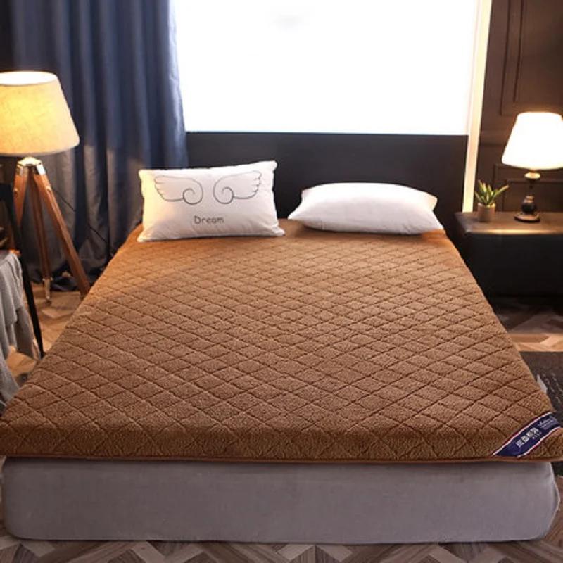 Hypothécaire ami pliable au sol pour lit king/queen/jumeau, matelas pour rester au chaud en hiver, p