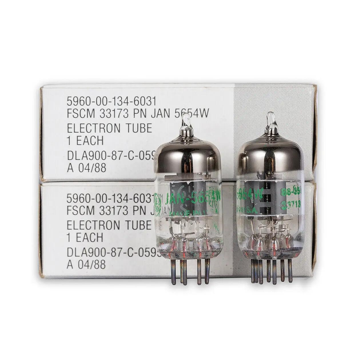 Paire assortie de tubes à vide GE JAN 5654W à 7 broches, mise à niveau pour 6AK5/6J1/6Ж1/ EF95/6J1P