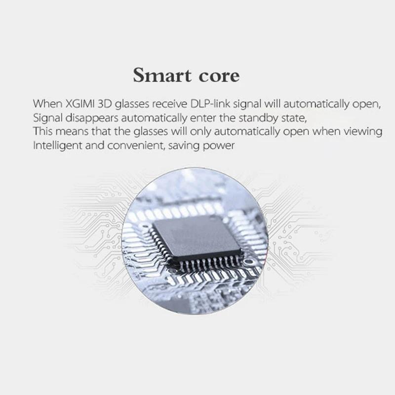 RISE-Lunettes 3D à obturateur actif pour budgétaire DLP Link, compatible 96-144HZ avec Optama, Acer,