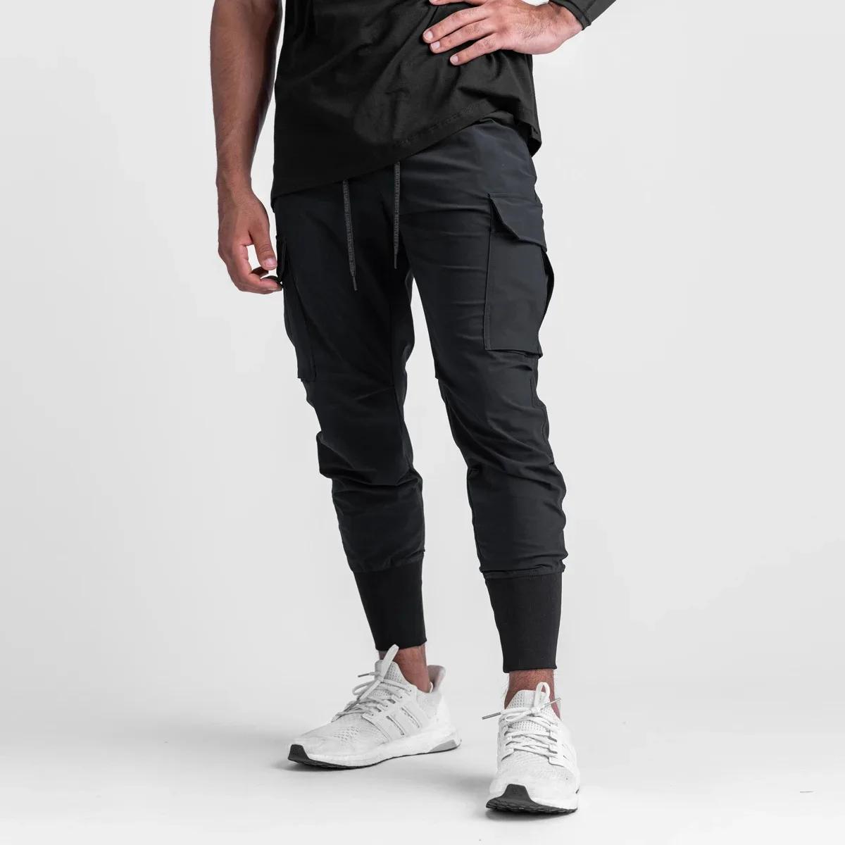Pantalon de Sport camouflage pour hommes, pantalon de Fitness, fin, ample, extensible, à séchage rap