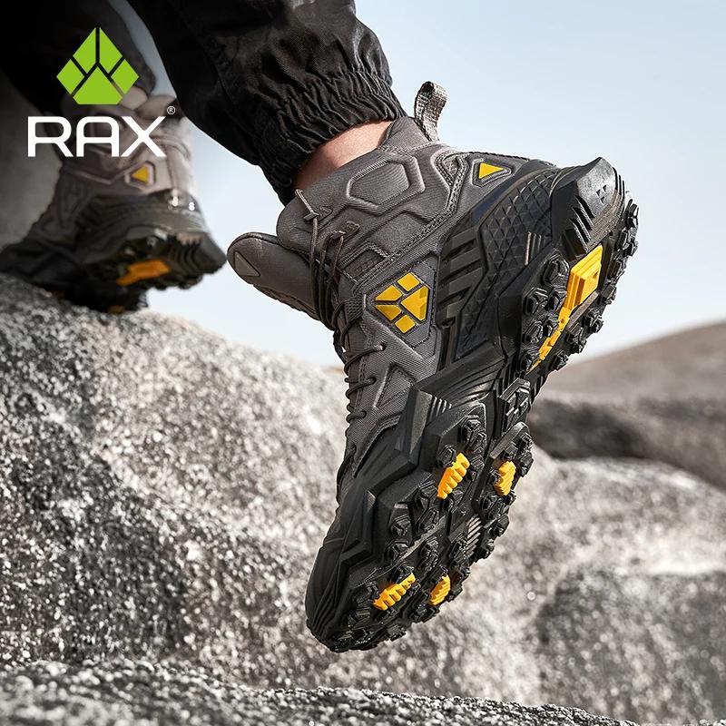 RAX – chaussures de randonnée pour hommes, bottes de Trekking en montagne, haute qualité, mode, déco