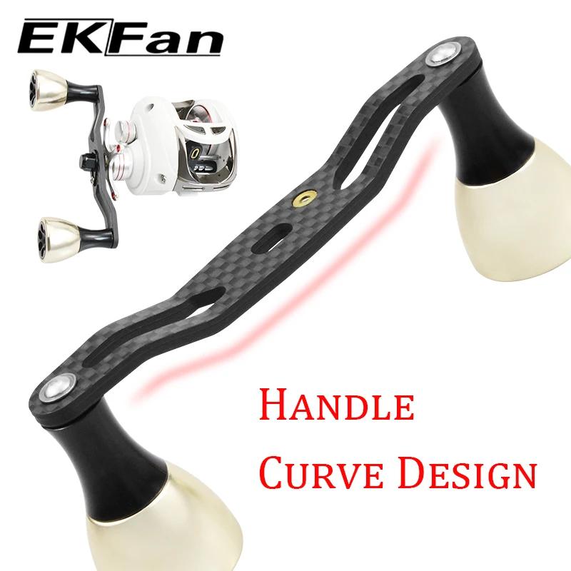EKFAN-Poignée de pêche en fibre de carbone adaptée pour SHI et DAI, moulinet jig, compte tenu des go