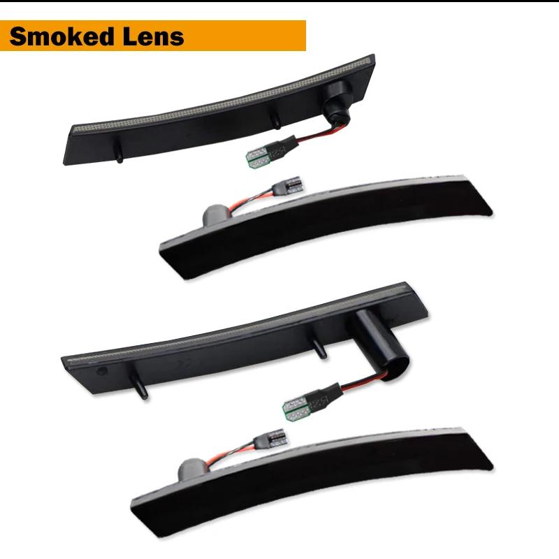 IJDM – feu de position latéral entièrement LED ambre/rouge, pour MINI Cooper R50 R52 R53, alimenté p