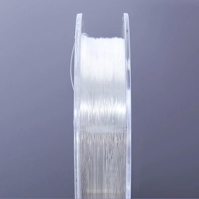 50M Super fort 100% fluorocarbone ligne de pêche en Fiber de carbone ligne Leader sel coulant ligne