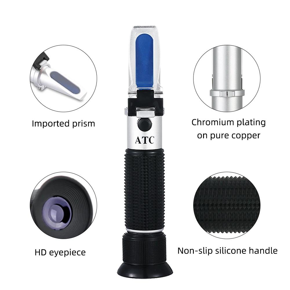 Refractomètre antigel 4 en 1 pour voiture et automobile, liquide de refroidissement de batterie, tes