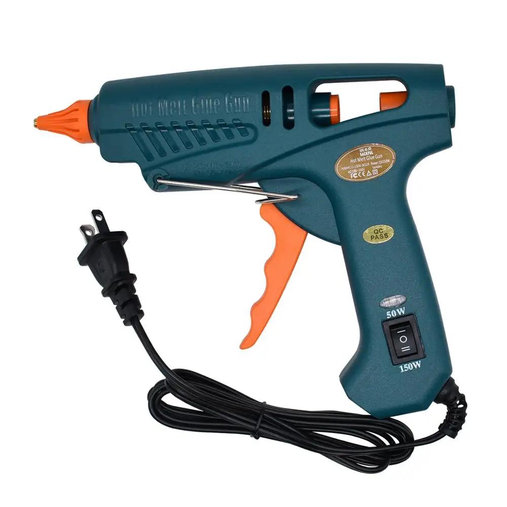 Pistolet à colle thermofusible simple, ensemble d'emballage-8, KIT d'outils 15 en 1, pistolet en Sil