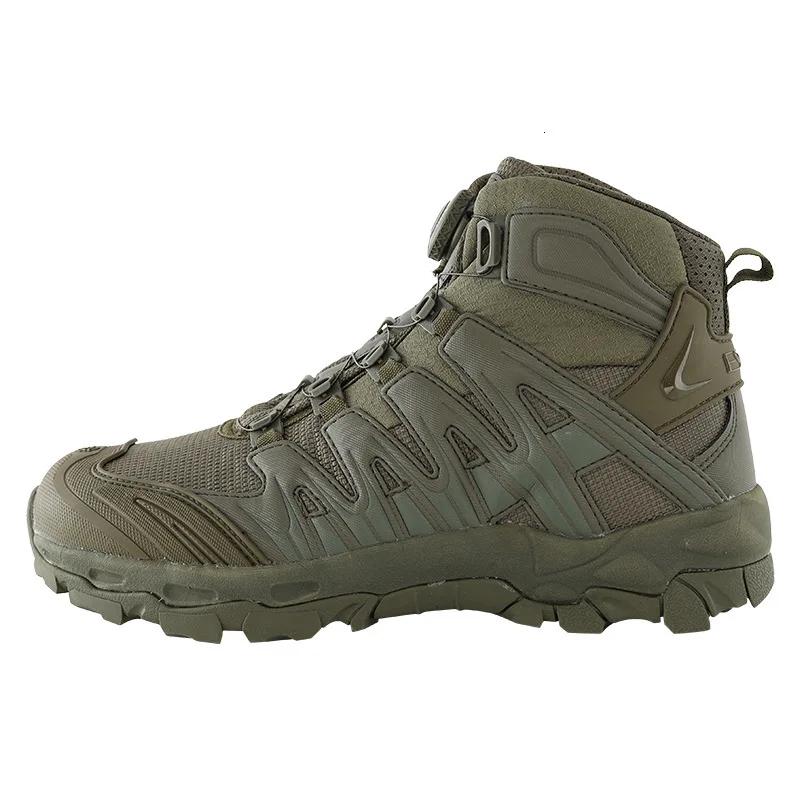 Tactiques bottes d'entraînement de Combat mâle en plein air militaire bataille Camping Anti-usure ré