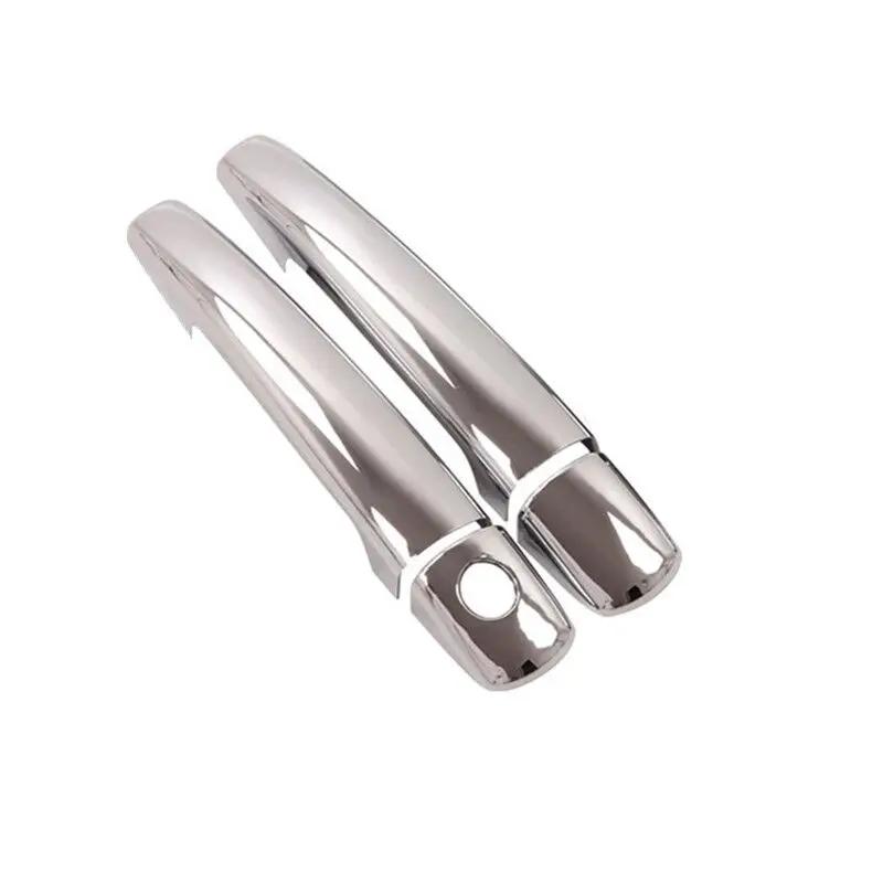 Couvercle de poignée de porte chromé, garniture de style, accessoires automobiles, pour Peugeot 208