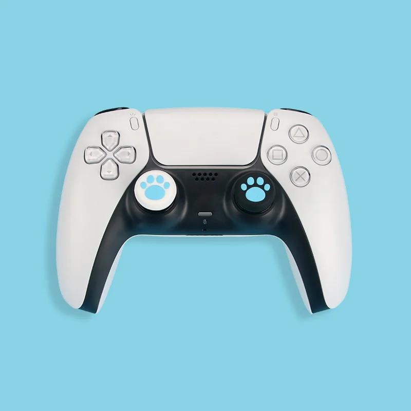 Patte de chat pouce bâton poignée capuchon Joystick housse pour Sony PS5 PS4 PS3 mince Xbox 360/une