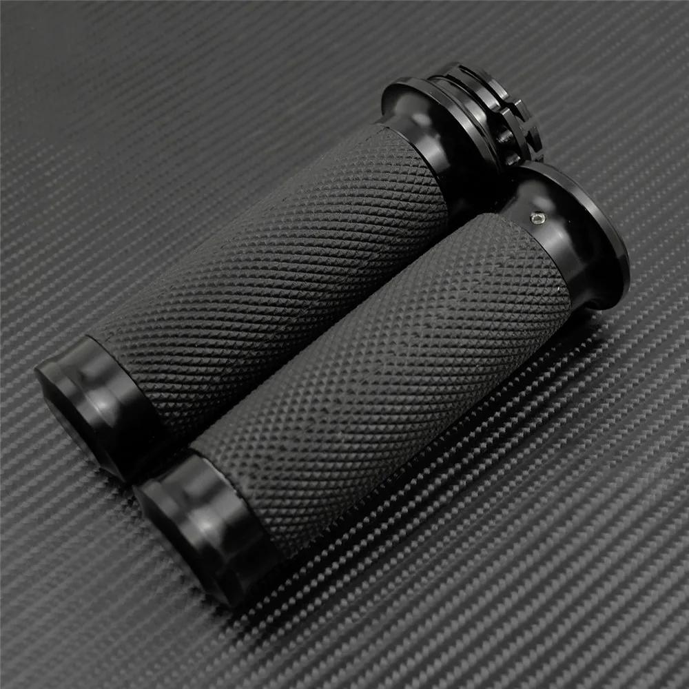 Poignées universelles pour moto, 1 ", 25mm, noires, pour Harley Touring Road King Dyna VRSC Sportste