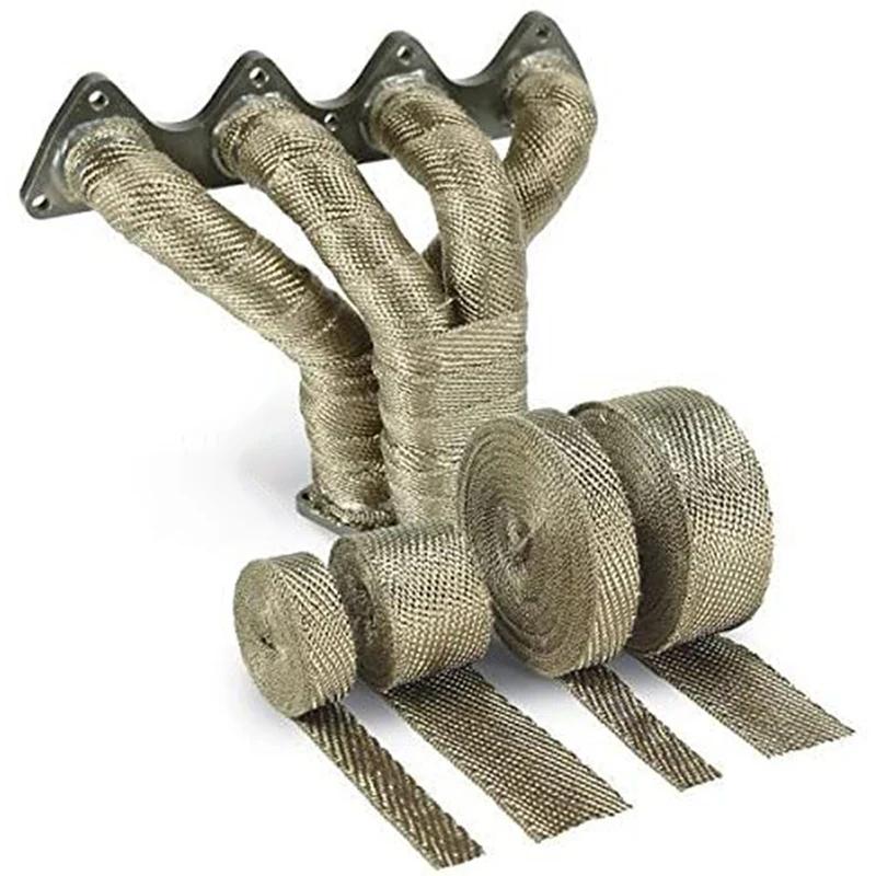 Bande thermique en Fiber de basalte pour silencieux d'échappement de moto, 5/10/15M, pour Yamaha Xt