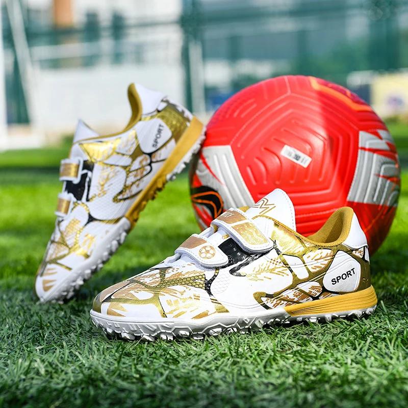 Chaussures de football bon marché pour enfants, chaussures d'entraînement pour garçons et filles, ba