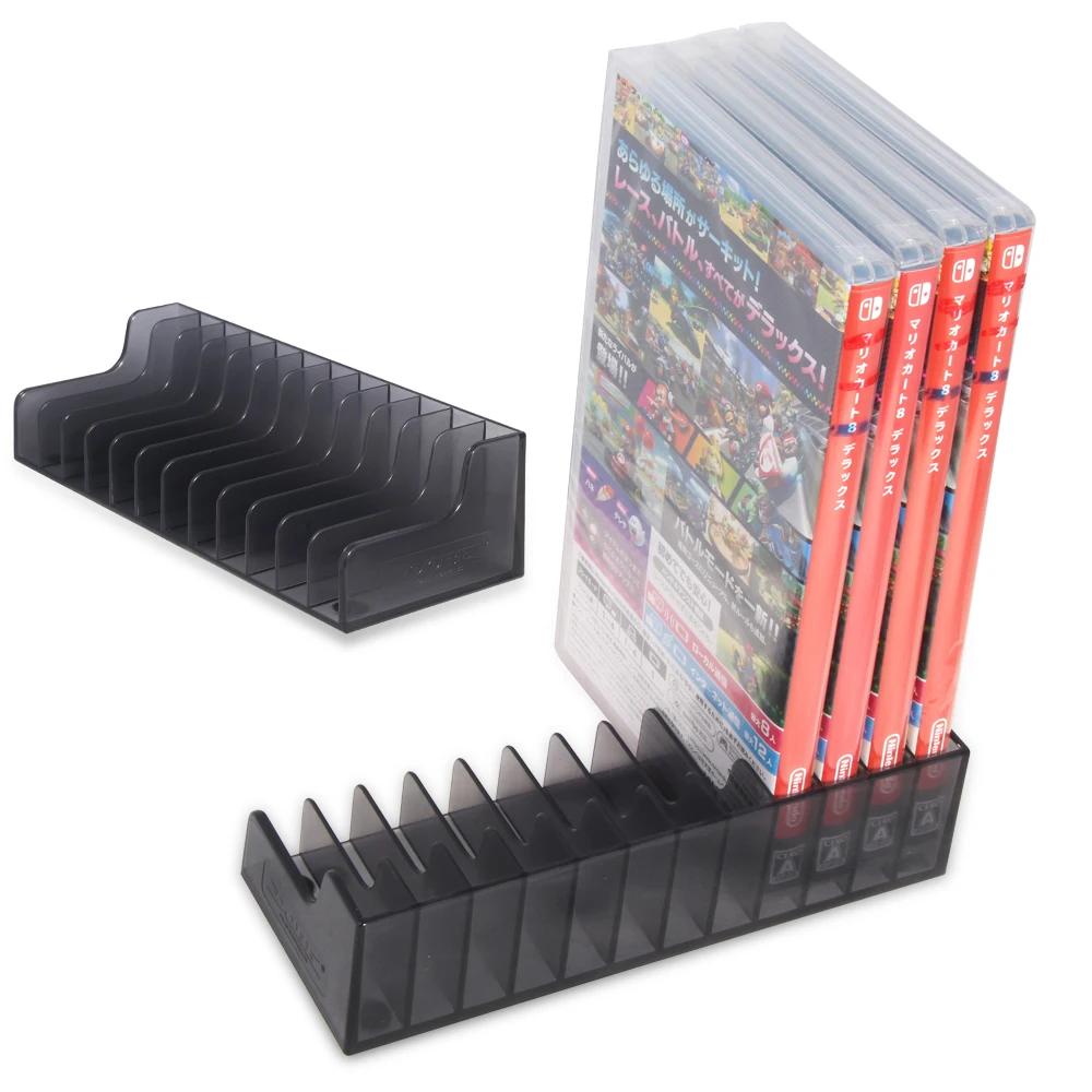 Boîte de rangement pour cartes de jeu, 2 pièces/lot, Support de disque CD pour Nintendo Switch OLED