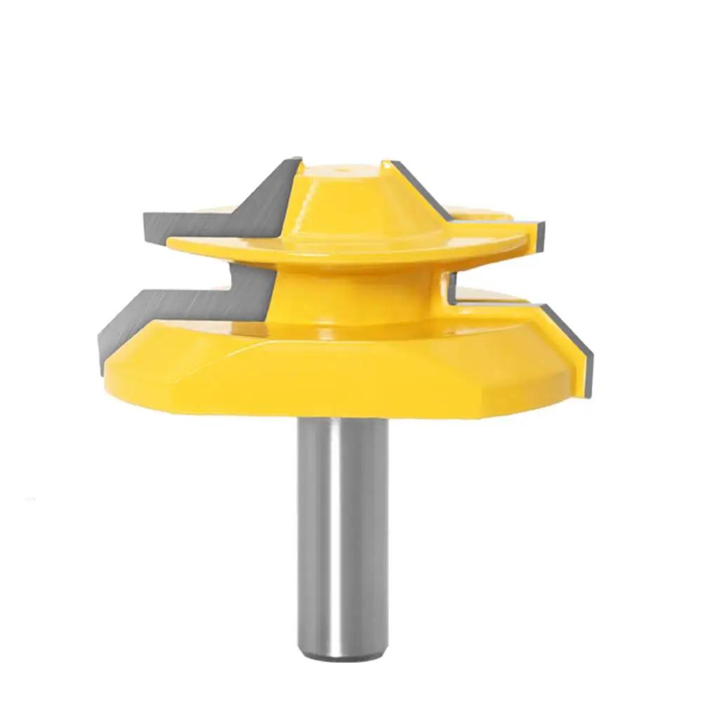 Mitre à tige de 12mm et 1/2 ", 45 mèches de routeur à joint de colle résistant DONsRCT-Coupeur de Te