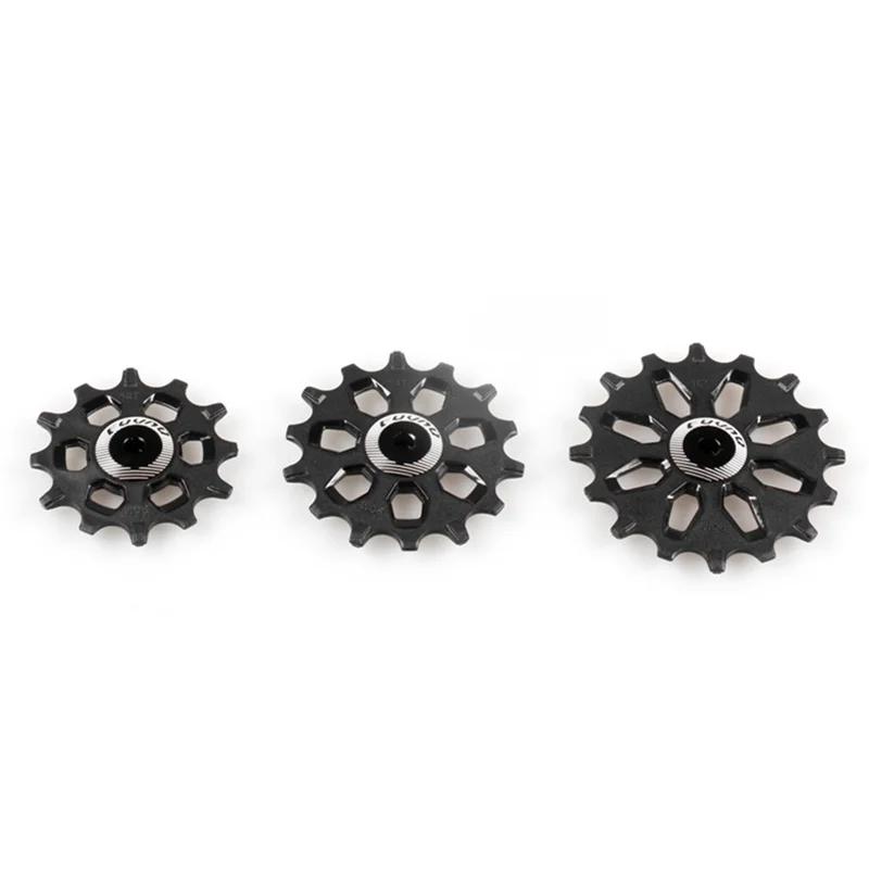 FOVNO – jeu de poulies de dérailleur arrière 12T 14T 16T, Support de roue à dents larges et étroites