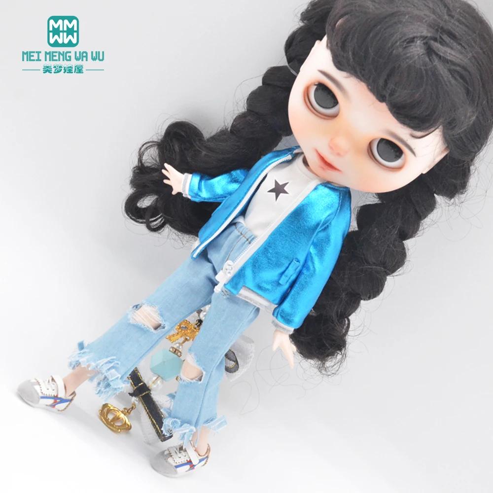 Vêtements de poupée Blyth 28-30cm, jouets, accessoires de poupée Azone, vestes, jeans, chaussures à