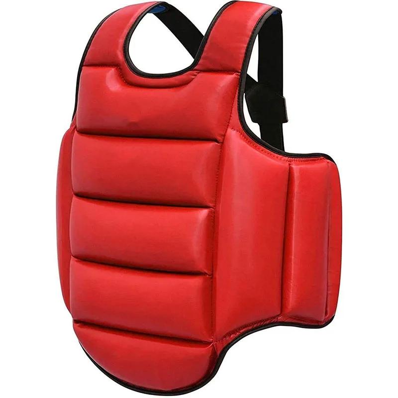 Protecteur poitrine réversible Taekwondo - Gilet armure côtes pour karaté, judo, arts martiaux