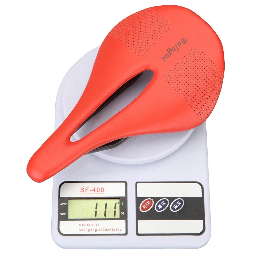 Selle de vélo de route en carbone et cuir, selle de vélo vtt, selle de course de vélo de montagne, c